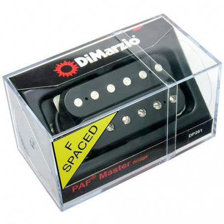 DIMARZIO DP261FBK PAF MASTER BRIDGE F-Spaced (Black) Звукосниматель для гитары фото