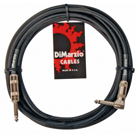 DIMARZIO EP1710SR INSTRUMENT CABLE 10ft (BLACK) Кабель гитарный фото