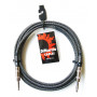 DIMARZIO EP1710SS INSTRUMENT CABLE 10ft (BLACK GREY) Кабель гитарный фото