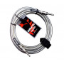 DIMARZIO EP1710SSSM METALLIC INSTRUMENT CABLE 10ft (CHROME) Кабель гитарный фото