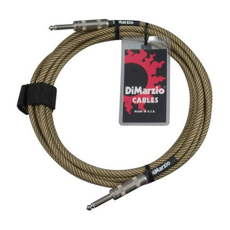 DIMARZIO EP1715SS INSTRUMENT CABLE 15ft (VINTAGE TWEED) Кабель гитарный фото