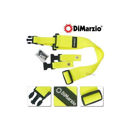 DIMARZIO DD2200 CLIPLOCK NEON YELLOW Ремень фото