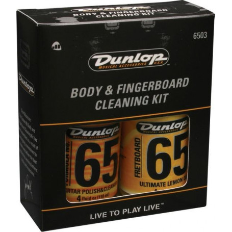 DUNLOP 6503 BODY AND FINGERBOARD CLEANING KIT Средство по уходу за гитарой фото