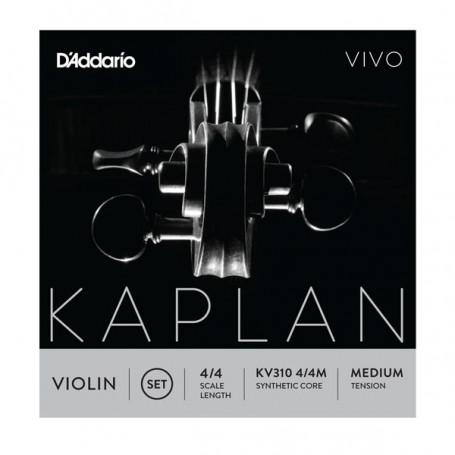 D`ADDARIO KV310 4/4M KAPLAN VIVO VIOLIN STRINGS 4/4 MEDIUM Струны для скрипки фото