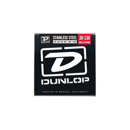 DUNLOP DBS30130 STAINLESS STEEL MEDIUM 6 STRING (30-130) Струны фото