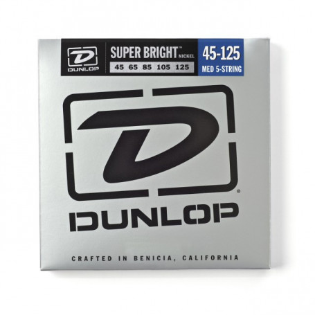 DUNLOP DBSBN45125 SUPER BRIGHT NICKEL 45-125 Струны для басгитары фото