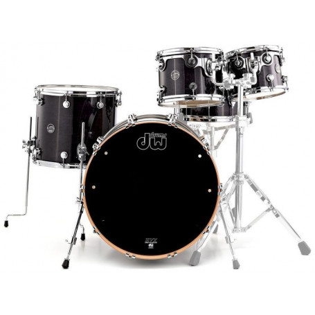 DW PERFORMANCE SERIES 5-PIECE SHELL PACK MAPLE SNARE (EBONY STAIN) Ударная установка фото