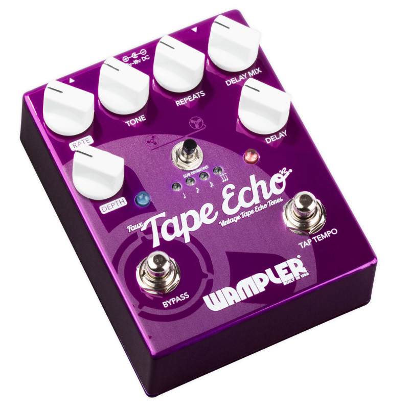 ギター Wampler faux tape echo Купити WAMPLER FAUX TAPE ECHO v2 Гитарная педаль эффектов эхо дилей