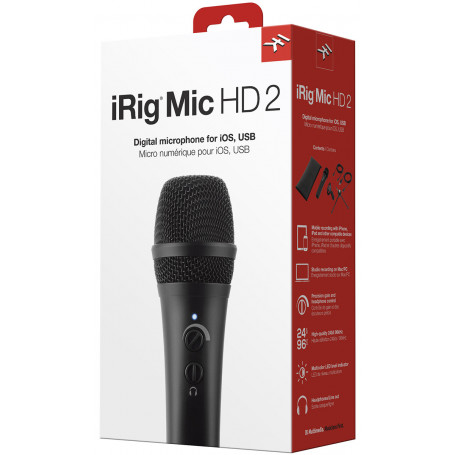 IK MULTIMEDIA iRig Mic HD 2 Микрофон шнуровой для iPOD/iPhone/iPAD фото