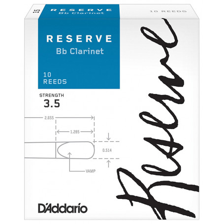 D`ADDARIO DCR1035 Reserve Bb Clarinet 3.5 - 10 Box Трости для духовых фото