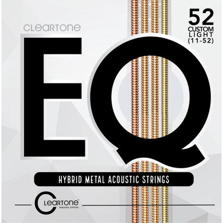 CLEARTONE 7811 EQ HYBRID METAL ACOUSTIC CUSTOM LIGHT 11-52 Струны для гитары фото