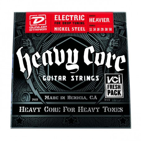 DUNLOP DHCN1150 HEAVY CORE HEAVIER SET 11-50 Струны фото