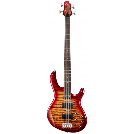 CORT Action DLX Plus (Cherry Red Sunburst) Бас-гитара фото