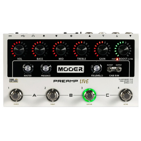 MOOER PREAMP LIVE Гитарный преамп фото