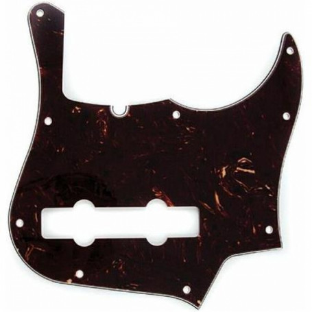 FENDER PICKGUARD FOR 5-STRING AMERICAN DELUXE JAZZ BASS 4-PLY TORTOISE SHELL Пикгард