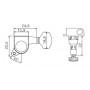 PAXPHIL J07 6-in-line Lock (BK) Колки для гитары фото