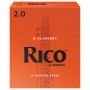 D`ADDARIO RBA1020 Rico - Eb Clarinet 2.0 - 10 Box Трости для