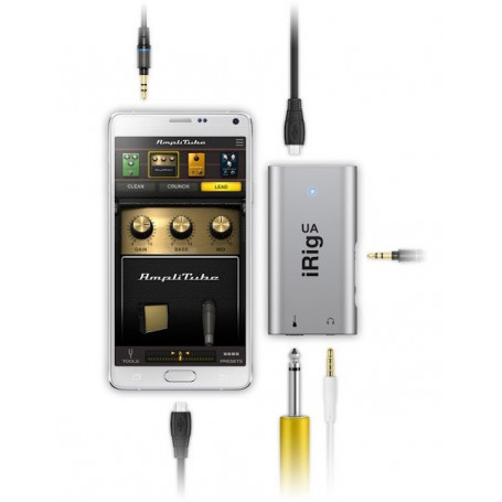 IK MULTIMEDIA iRIG UA Гитарный процессор аудиоинтерфейс для Android устройств фото