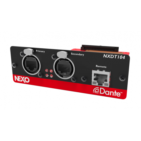 NEXO NXDT104 MK2 карта расширения Dante для усилителей NXAMP