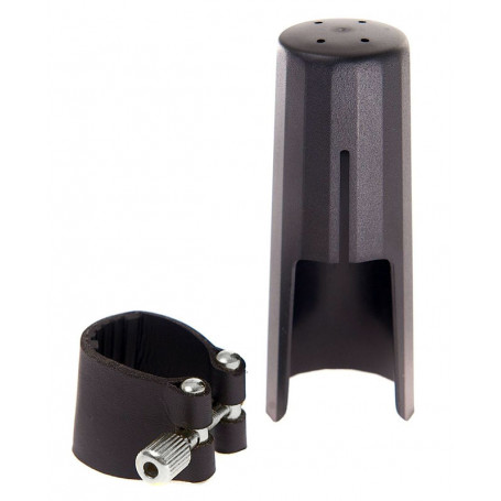 J.MICHAEL D04 Leather Clamp and Cap for Tenor Sax Лигатура и