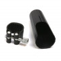 J.MICHAEL D02 Leather Clamp and Cap for Soprano Sax Лигатура и