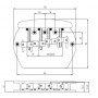 PAXPHIL BB422 (CR) Бридж для басгитары фото