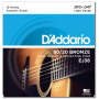 D`ADDARIO EJ36 80/20 BRONZE LIGHT 12-STRING 10-47 Струны