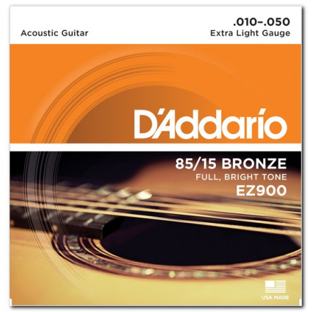 D`ADDARIO EZ900 BRONZE EXTRA LIGHT 10-50 Струны