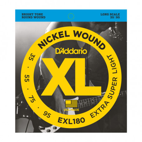 D`ADDARIO EXL180 XL EXTRA SUPER LIGHT 35-95 Струны фото