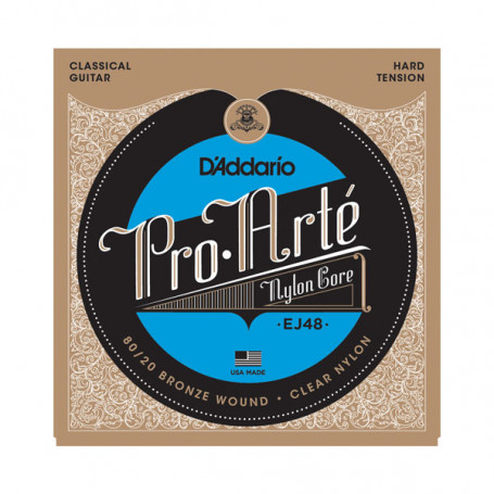 D`ADDARIO EJ48 PRO ARTE 80/20 BRONZE WOUND HARD TENSION Струны