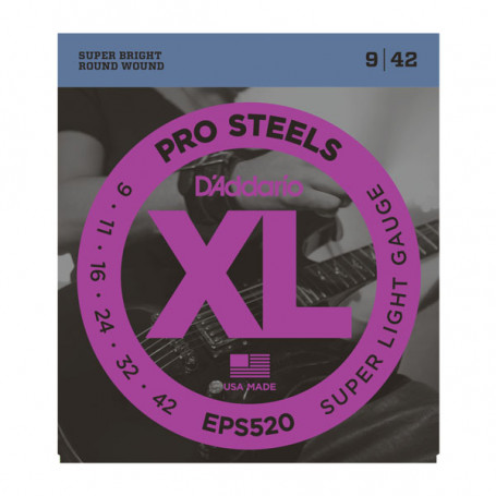 D`ADDARIO EPS520 XL PRO STEELS SUPER LIGHT 09-42 Струны