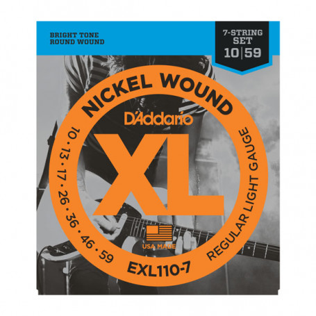 D`ADDARIO EXL110-7 XL REGULAR LIGHT 7-STRING (10-59) Струны