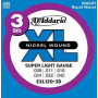 D`ADDARIO EXL120-3D XL SUPER LIGHT (09-42) - 3 SET Струны