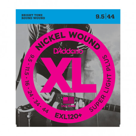 D`ADDARIO EXL120+ XL SUPER LIGHT PLUS (09.5-44) Струны