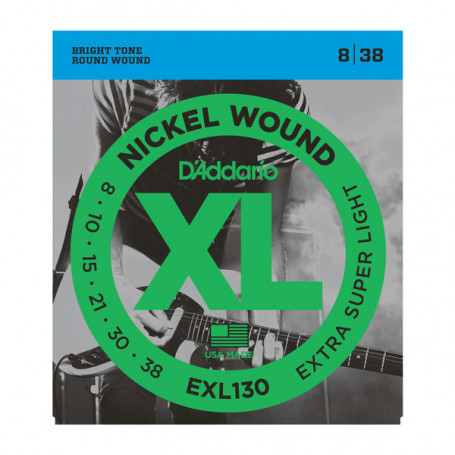 D`ADDARIO EXL130 XL EXTRA SUPER LIGHT (08-38) Струны