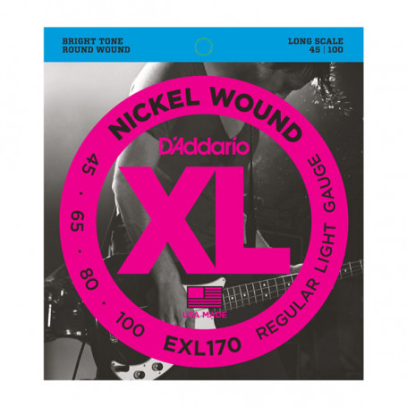 D`ADDARIO EXL170 XL REGULAR LIGHT 45-100 Струны