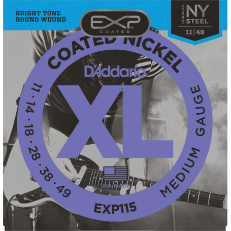 D`ADDARIO EXP115 EXP COATED BLUES / JAZZ ROCK (11-49) Струны