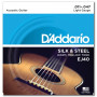 D`ADDARIO EJ40 SILK & STEEL FOLK 11-47 Струны