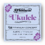 D`ADDARIO EJ87C TITANIUM UKULELE CONCERT Струны