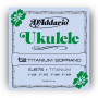 D`ADDARIO EJ87S TITANIUM UKULELE SOPRANO Струны