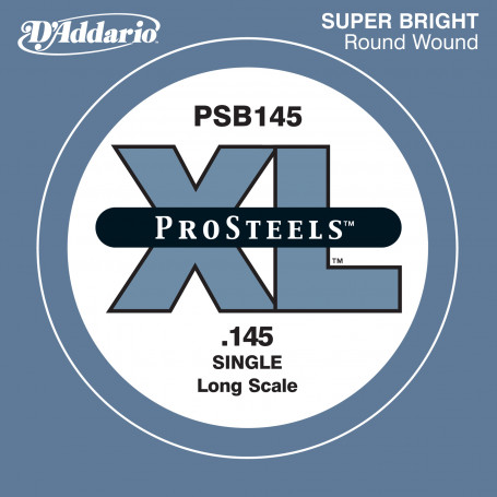 D`ADDARIO PSB145 XL PRO STEELS ROUND WOUND SINGLE 145 Струнa