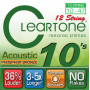 CLEARTONE 7410-12 ACOUSTIC PHOSPHOR BRONZE 12-STRING ULTRA LIGHT 10-47 Струны