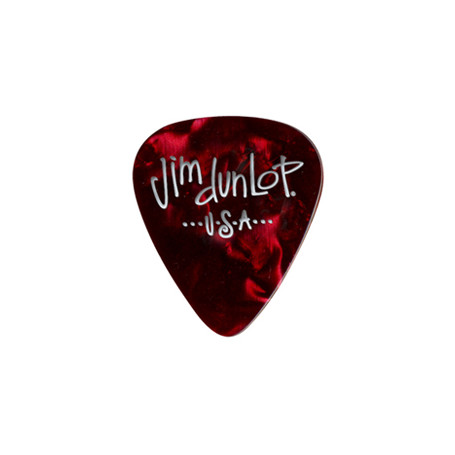 DUNLOP 483P09MD GENUINE CELLULOID RED PEARLOID MEDIUM Медиаторы