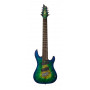 CORT KX508MS (Mariana Blue Burst) Электрогитара 8-струнный