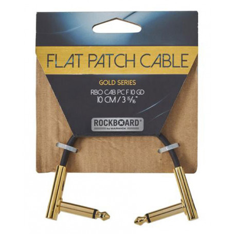 ROCKBOARD RBOCABPC F10 GD GOLD Series Flat Patch Cable