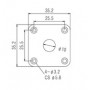 PAXPHIL HJ015 CR Гитарная механика фото