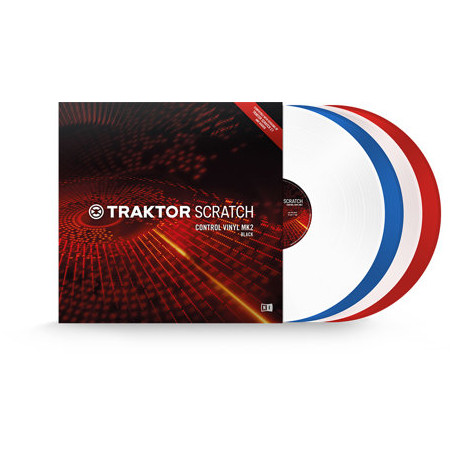 Native Instruments TRAKTOR SCRATCH Control Vinyl MK2 Red