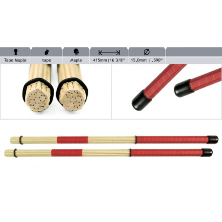 Rohema Tape Rods Maple