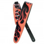 PLANET WAVES PW25LHR04 Hot Rod Collection Leather Guitar Strap, Flame Ремень гитарный фото