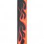 PLANET WAVES PW25LHR04 Hot Rod Collection Leather Guitar Strap, Flame Ремень гитарный фото